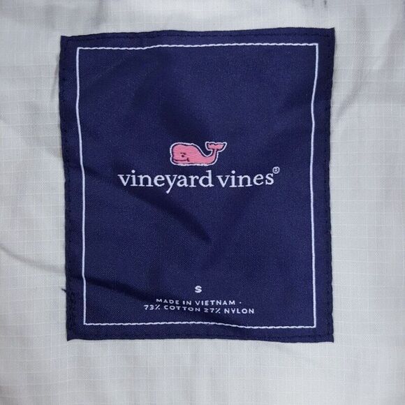 VINEYARD VINES Jacket Mens Small Stone Heritage Harrington Waxed Cotton $218 - Picture 3 of 10